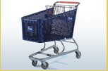 180L Plastic Shopping Cart