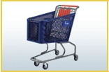 100L Plastic Shopping Trolley