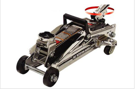 Automotive Trolley Jack with Rotating Handle