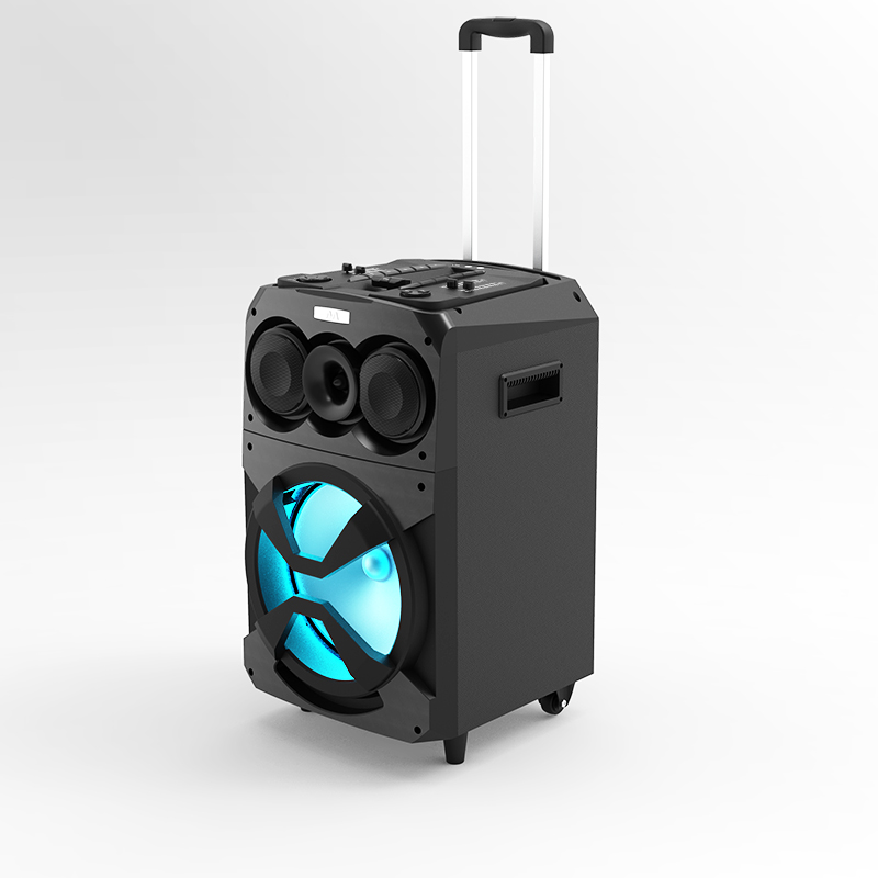 Trolley portable speaker outdoor portable bluetooth speaker with wheels led display - Image 2