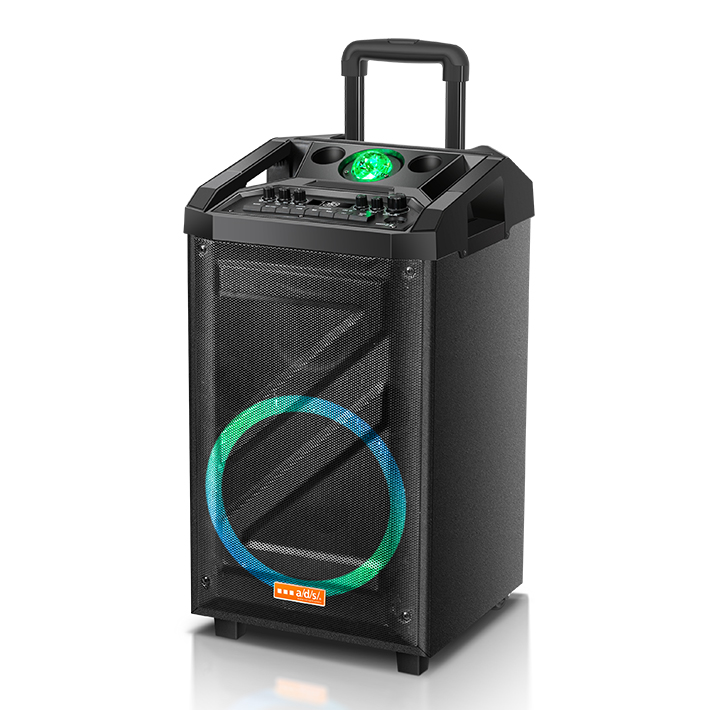 Portable Trolley Speaker with LED Lighting