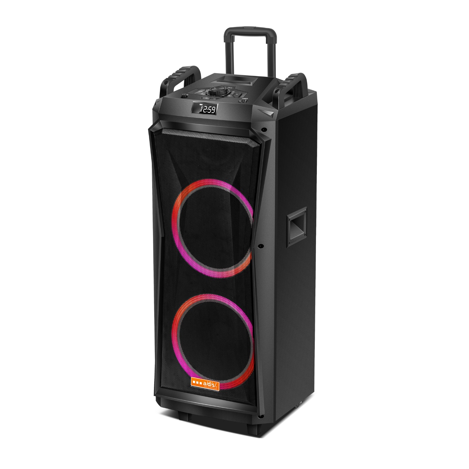 Portable Trolley Speaker with LED Lighting