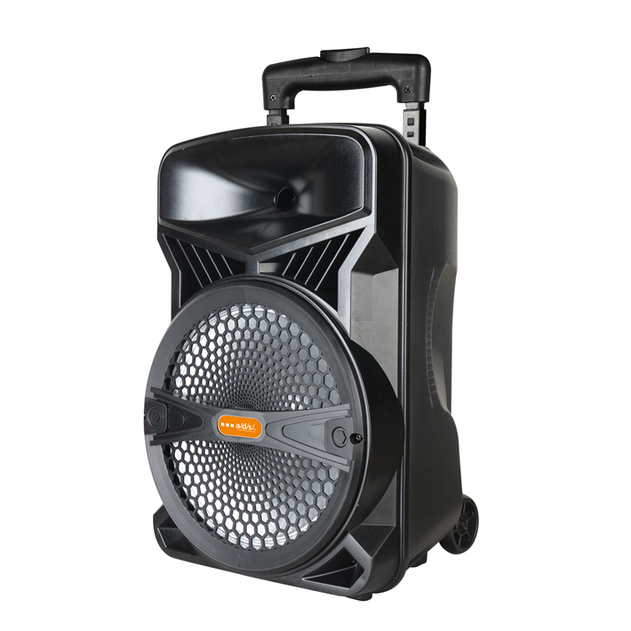 Portable Trolley Speaker with Bluetooth and LED Lighting