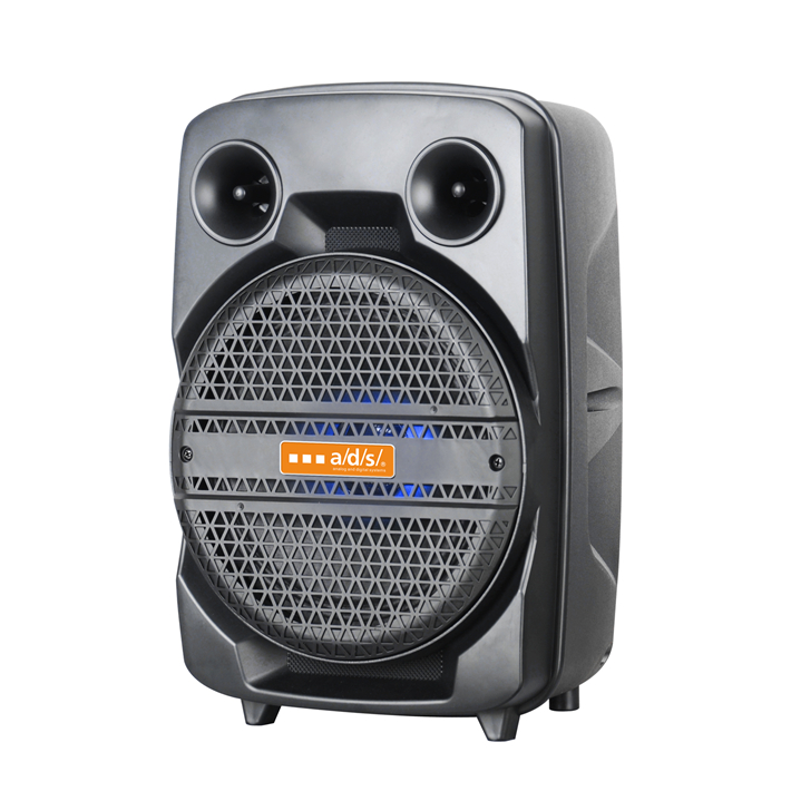 Portable Trolley Speaker with Bluetooth and LED Lighting
