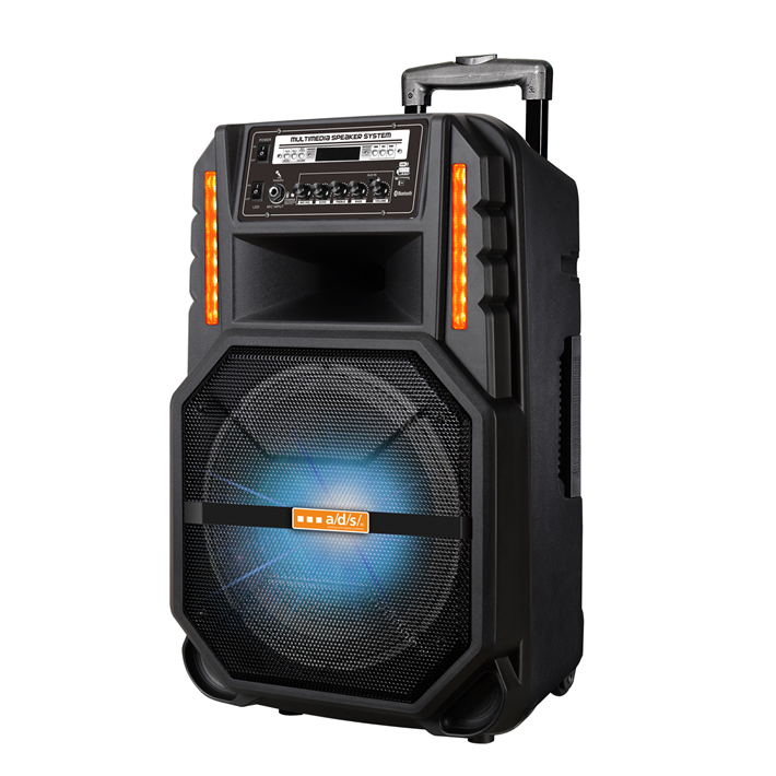 Portable Trolley Speaker with LED Lighting
