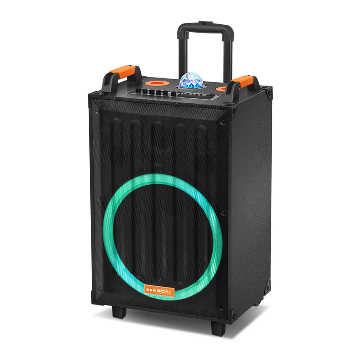 Portable Trolley Speaker with LED Lighting
