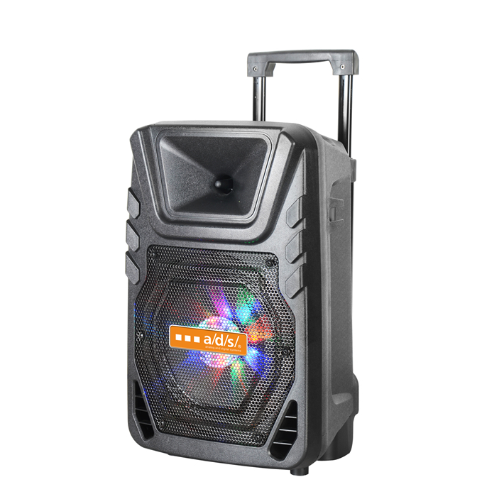 Portable Trolley Speaker with Bluetooth and LED Lighting