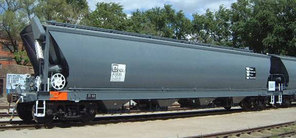 Railroad Hopper Car for Bulk Materials