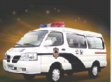 Public Service Vehicle with Emergency Lights