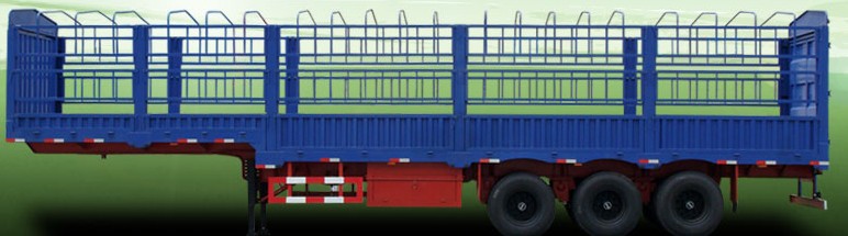 Flatbed Trailer with Cage Frame
