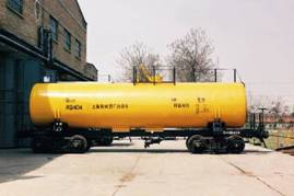Railway Tank Car for Liquid Transport
