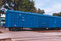 Railway Boxcar for Goods Transportation