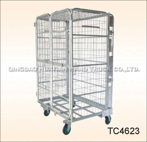 Heavy-Duty Steel Roll Cage Trolley