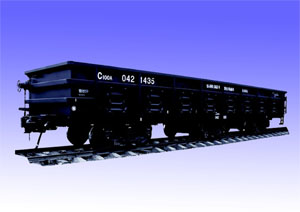 Heavy-Duty Gondola Railcar for Bulk Materials
