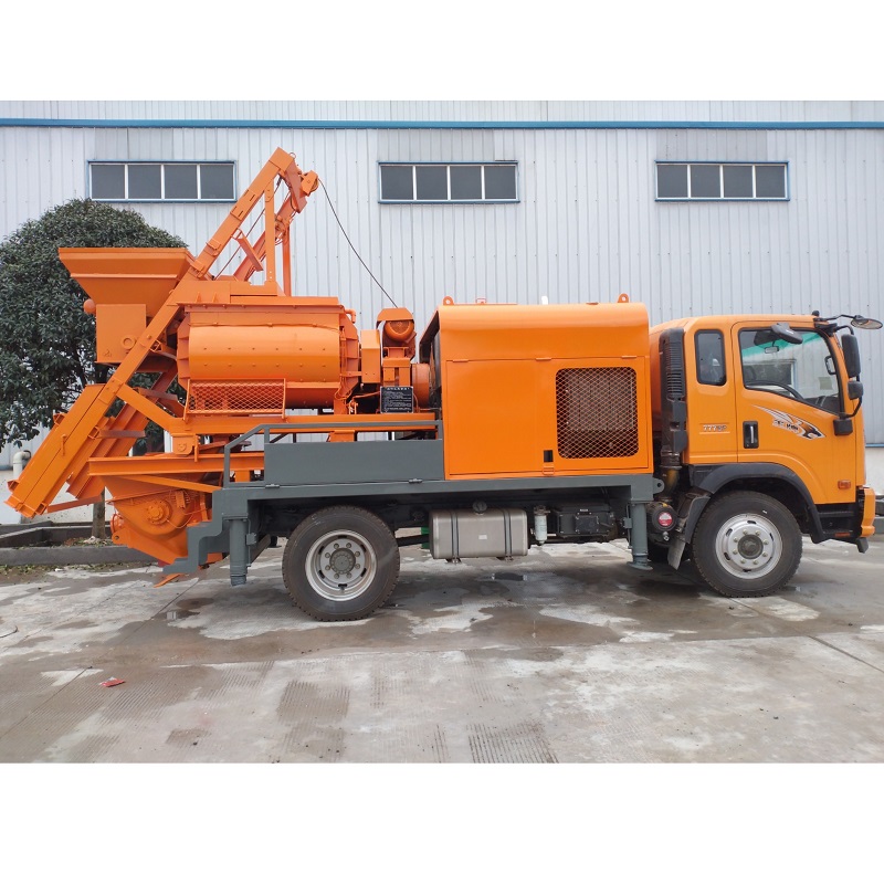 truck mounted concrete mixer pump - Image 3
