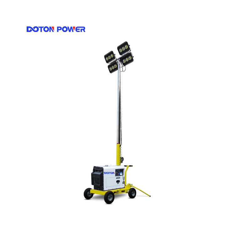 Truck Mounted Telescopic LED Outdoor Light Tower Generator - Image 3