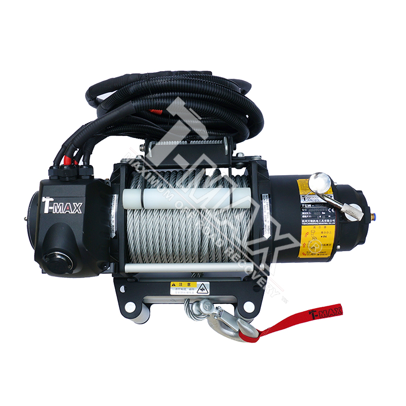 Electric Truck Winch with Steel Cable