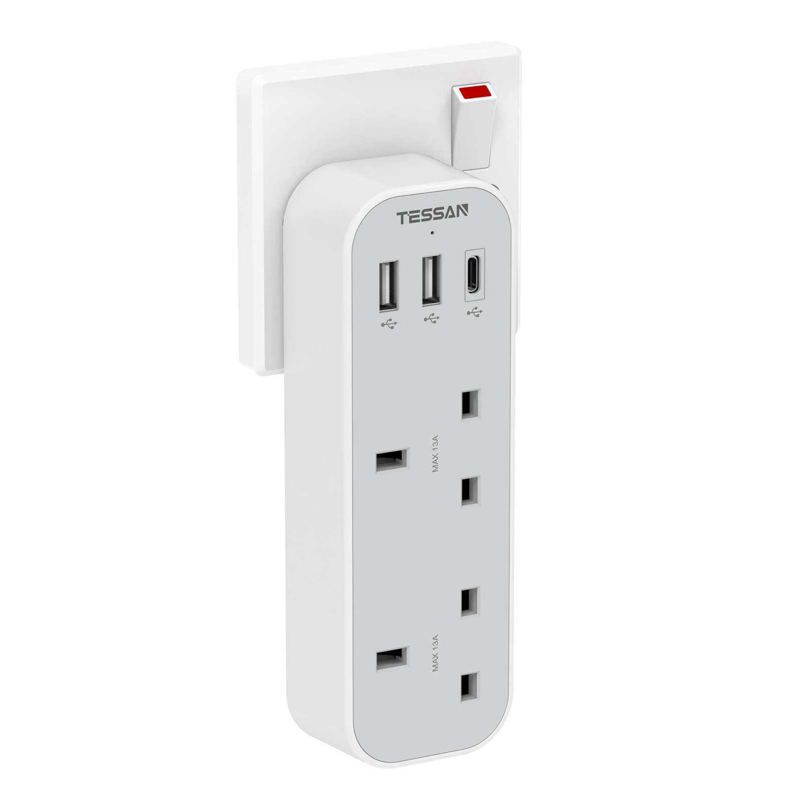 TS-222C-UK WALL EXTENSION PLUG - Image 2