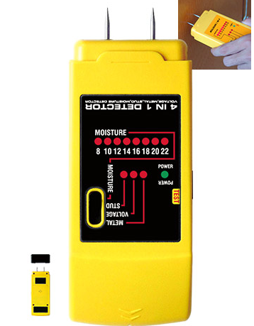 4-in-1 Stud, Metal, Voltage, and Moisture Detector