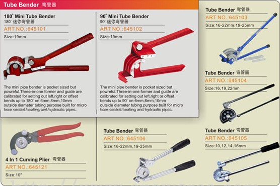 Manual Tube Bender Set