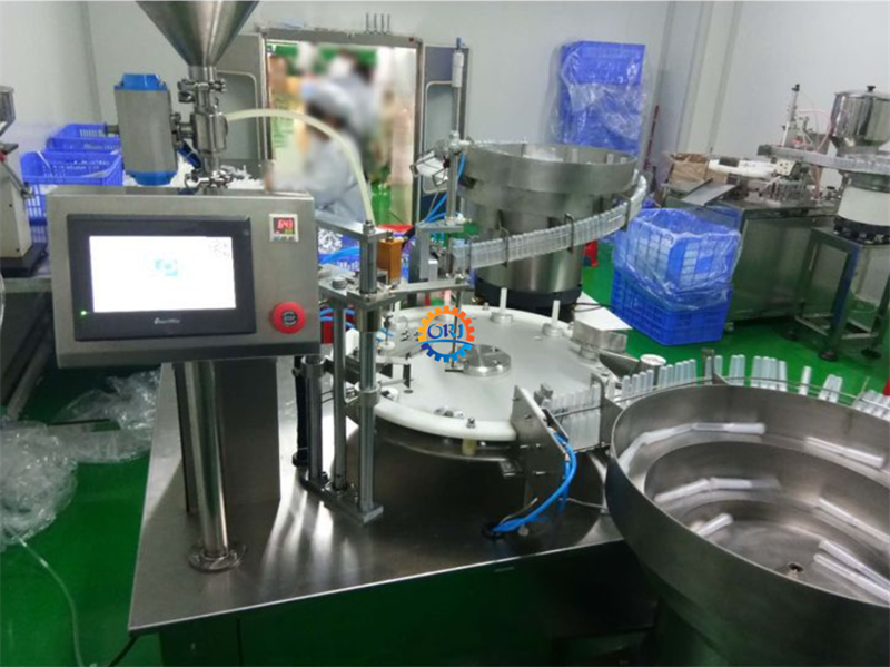Automatic medical sampling tube filling machine control interface