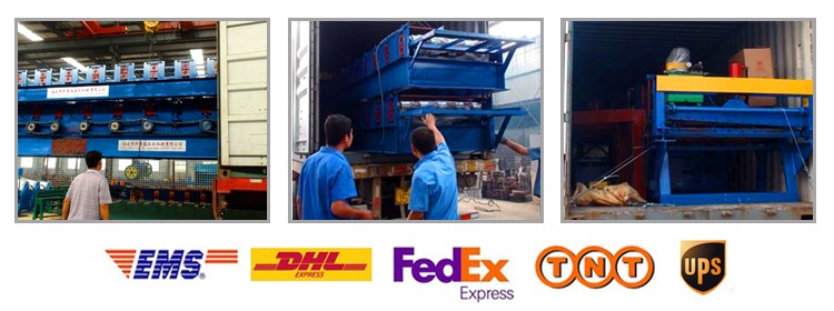 Logistics and delivery options for the machine