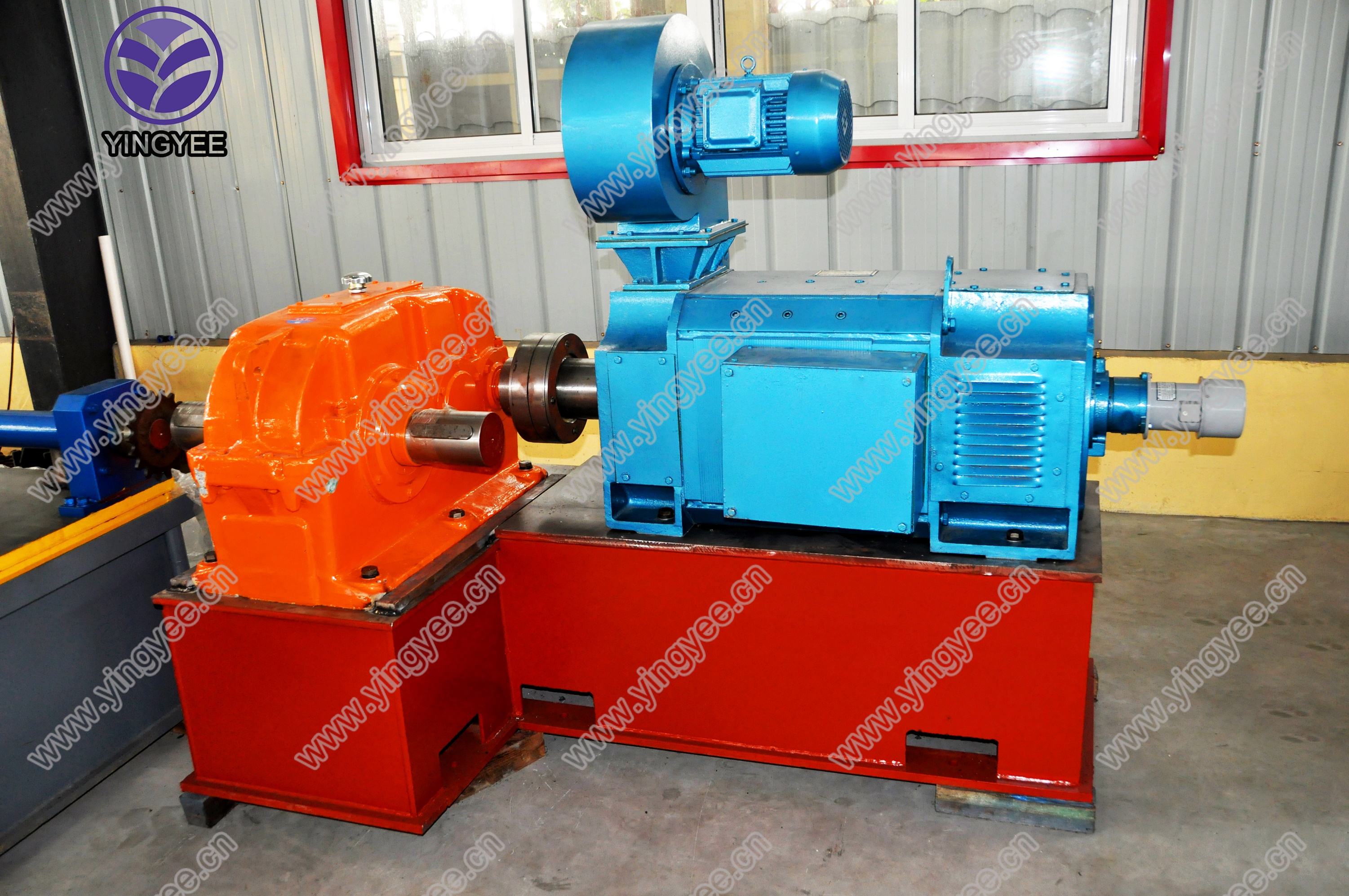 Industrial gearbox and motor system