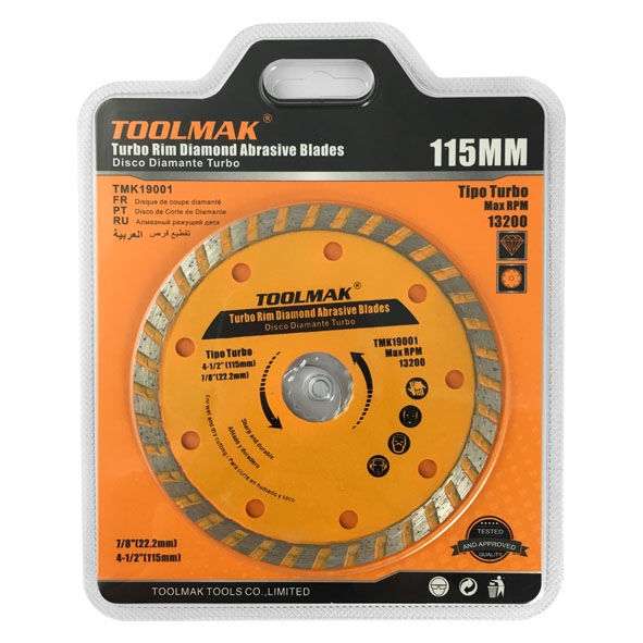 Turbo Rim Diamond Blade for Angle Grinders
