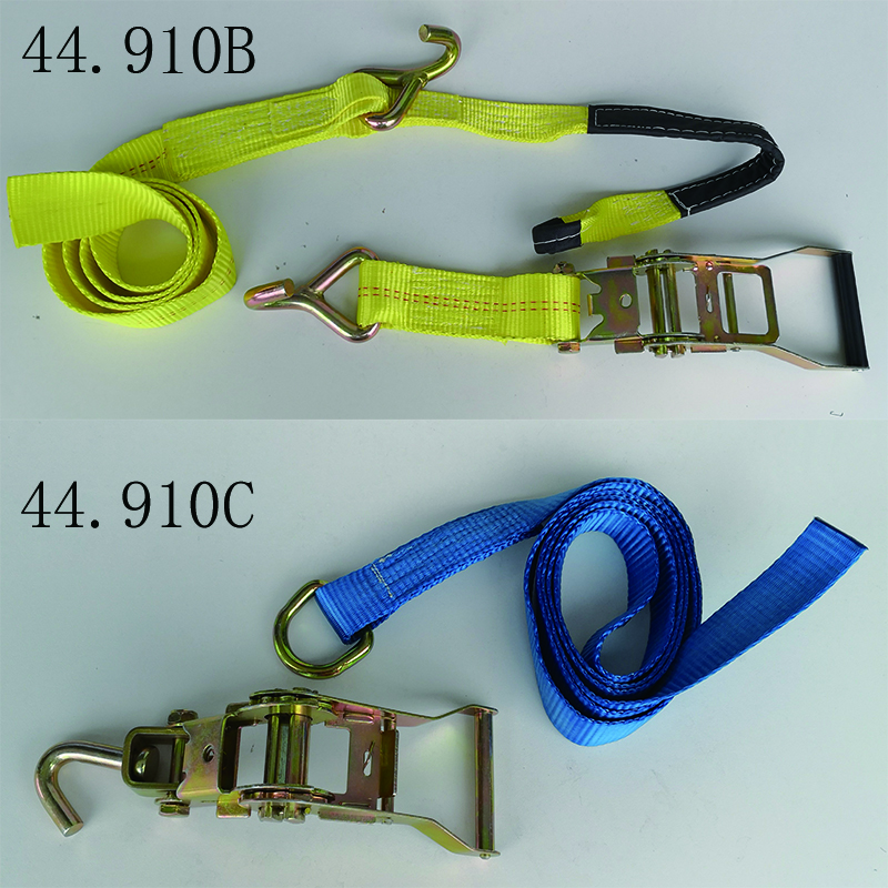 TUV/GS approval wheel-fix ratchet tie down set - Image 2