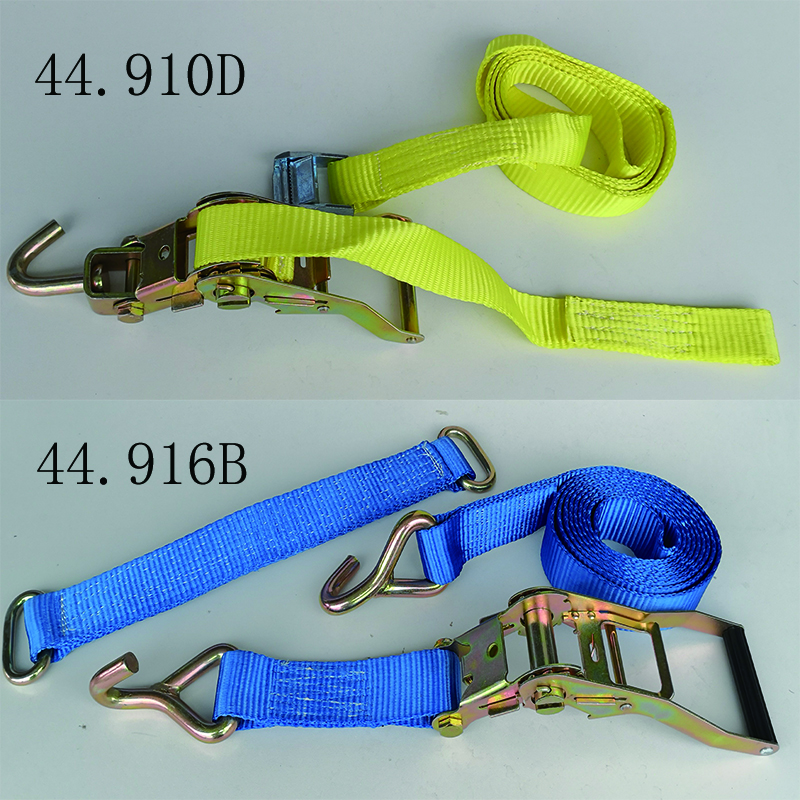 Wheel Securing Ratchet Tie-Down Set
