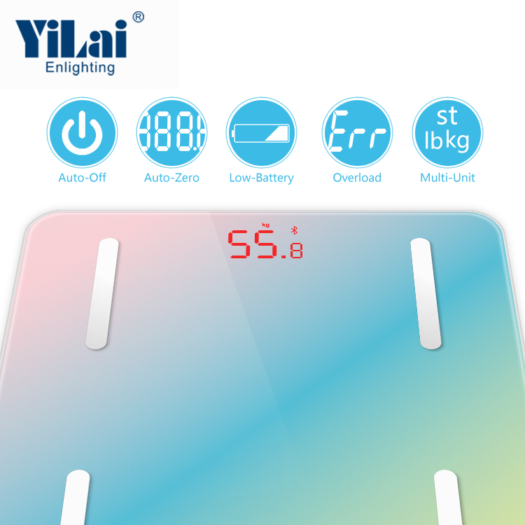 Bluetooth Body Composition Scale with LED Display