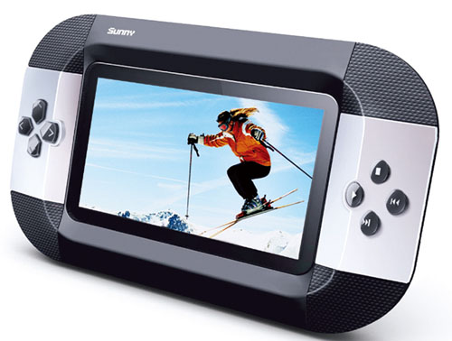 Portable Media Player with Widescreen Display