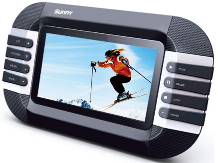 Portable DVD Player with LCD Screen