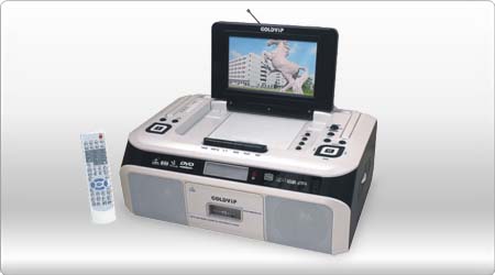 Portable Entertainment System with DVD Player