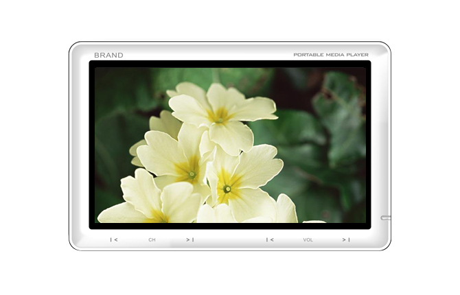 Portable Media Player with Integrated Screen