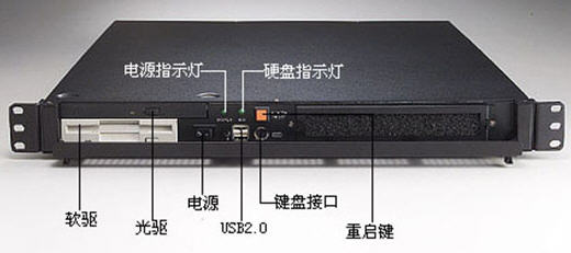 Rack Mountable Industrial Computer Front Panel