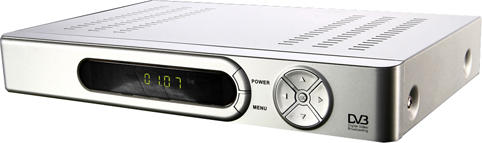 Digital TV Set-Top Box with Front Panel Display