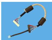 Multi-Wire Cable Assembly with Ferrite Cores