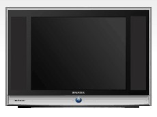 Standard Definition Television with Integrated Speakers