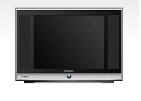 Flat Screen Television with Integrated Speakers