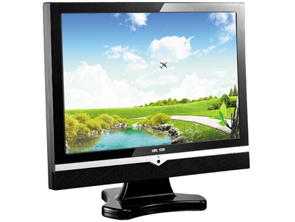 LCD Television with Integrated Speakers