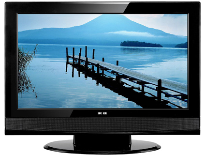 Black Frame LED Television with Stand