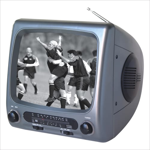 Vintage CRT Television with AM/FM Radio