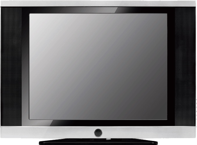 Flat Screen LED Television with Integrated Speakers