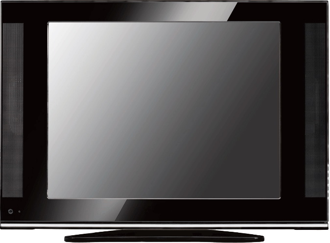 Flat-Screen LED Television with Integrated Speakers