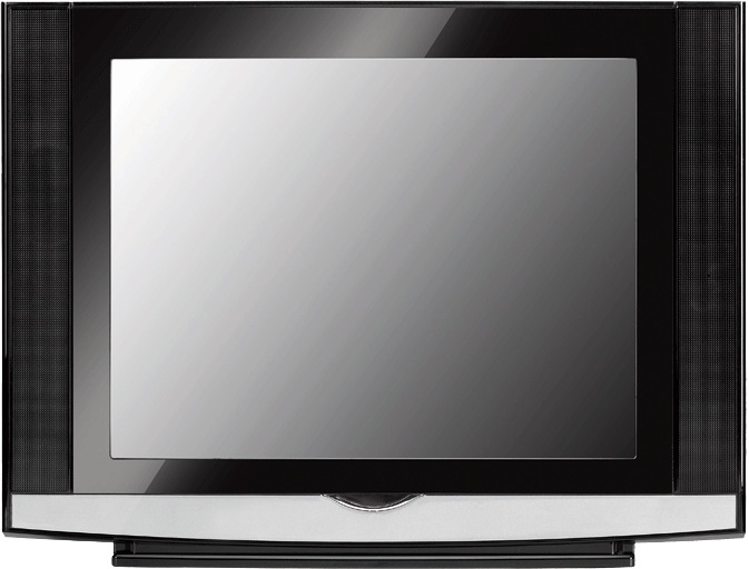 Television Set with Integrated Speakers