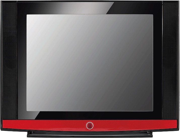 Television Set with Integrated Speakers