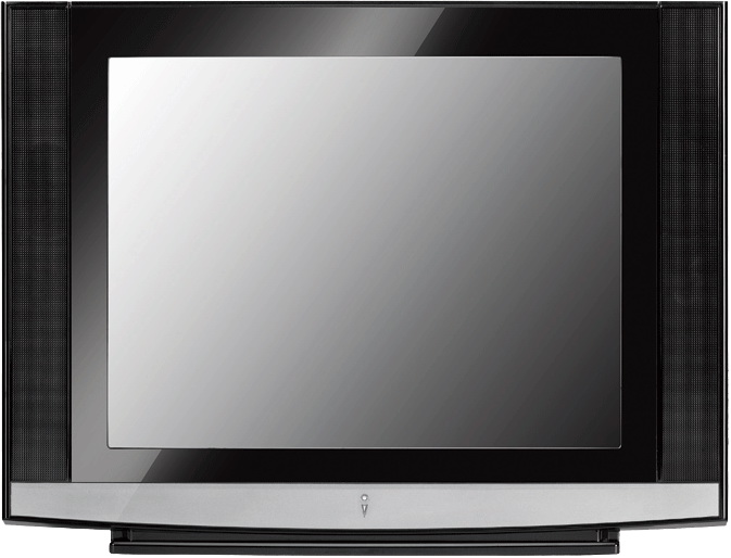 Flat Screen Television with Integrated Speakers
