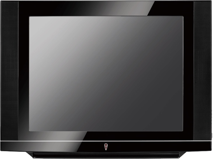 Standard Definition Television with Integrated Speakers