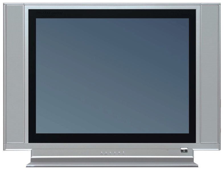 CRT Television with Stereo Speakers